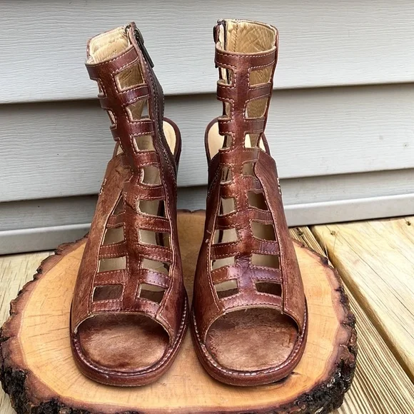 🥳 Host Pick 🥳 - BED|STU OCCAM Peep Toe Heel women size 9.5 - Picture 2 of 16